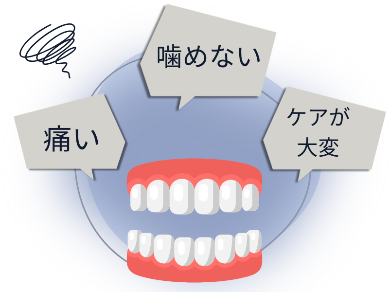 入れ歯のイラスト